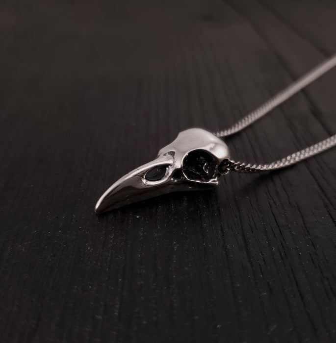 Raven Skull Necklace
