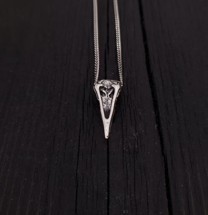 Raven Skull Necklace