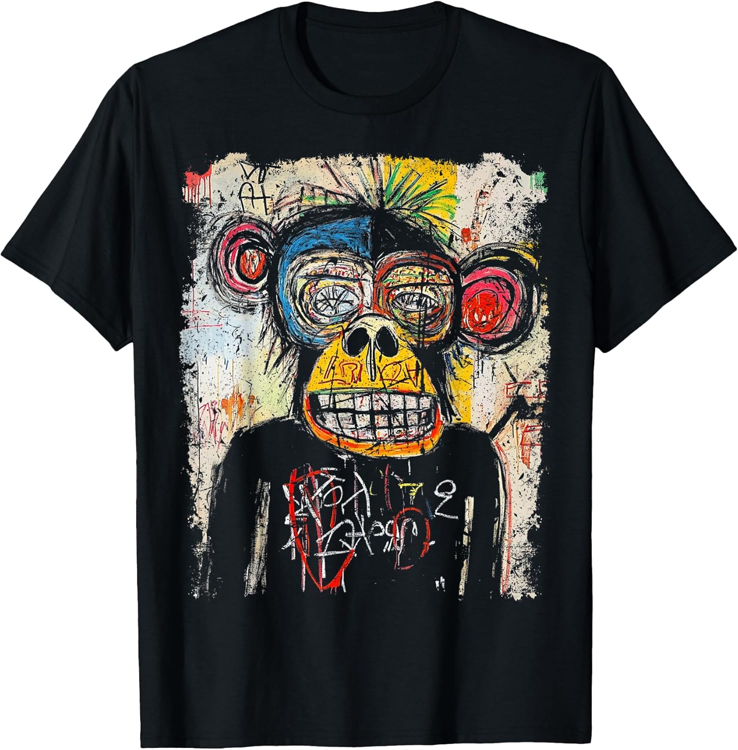 Pop Art Style Monkey 90s Men's Graffiti T-Shirt Unisex T-shirt, Sweatshirt, Hoodie, Long Sleeve Tee
