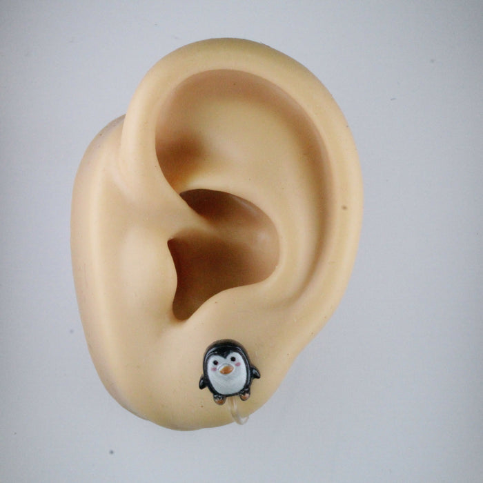 Christmas Earrings, individual or 6-pack, Tree, Gingerbread, Snowflake, Penguin Magnetic, Clip-on or Hypoallergenic Stud