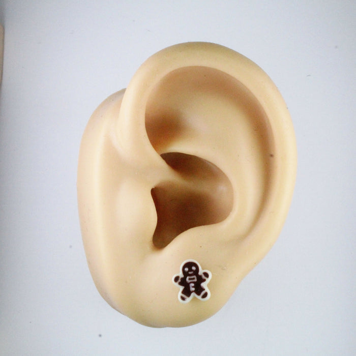 Christmas Earrings, individual or 6-pack, Tree, Gingerbread, Snowflake, Penguin Magnetic, Clip-on or Hypoallergenic Stud