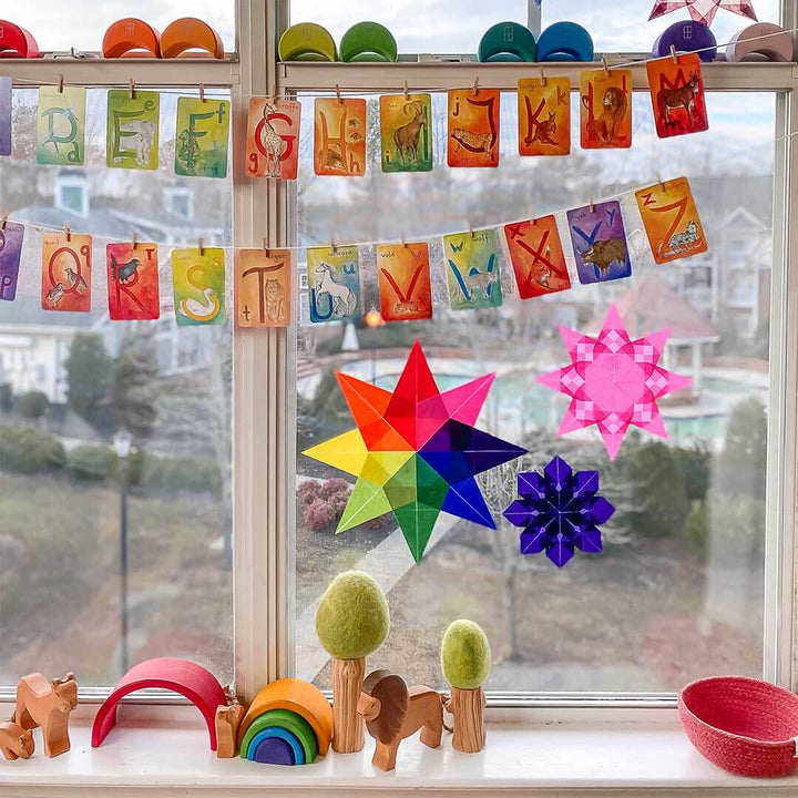 Waldorf Window Stars Paper