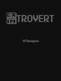 Are you extrovert or introvert ?? by H7designer Unisex T-shirt, Sweatshirt, Hoodie, Long Sleeve Tee