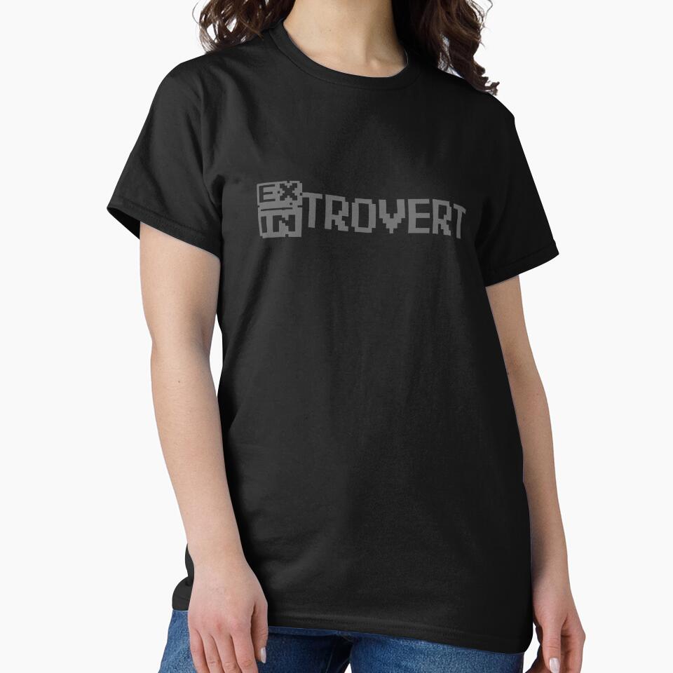Are you extrovert or introvert ?? by H7designer Unisex T-shirt, Sweatshirt, Hoodie, Long Sleeve Tee