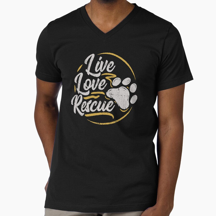 Live Love Rescue - Dog Lover Adopt a Dog Adoption by JamesClarke84 Unisex T-shirt, Sweatshirt, Hoodie, Long Sleeve Tee
